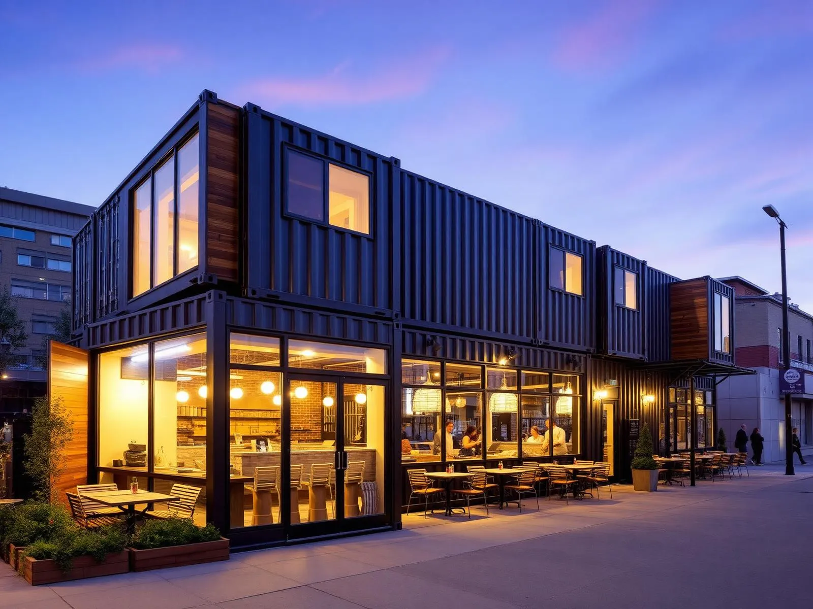 Container Restaurant Hub